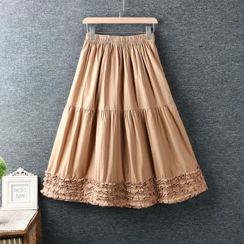 2020 new summer sweet fresh layers of Auricularia elastic waist long skirt women
2020 new summer sweet fresh layers of Auricularia elastic waist long skirt women