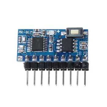 AK-B19 4 Button Keys Wireless Remote Control 315/433 MHZ Learning Code Controller with LED Light Module Receiver
AK-B19 4 Button Keys Wireless Remote Control 315/433 MHZ Learning Code Controller with LED Light Module Receiver