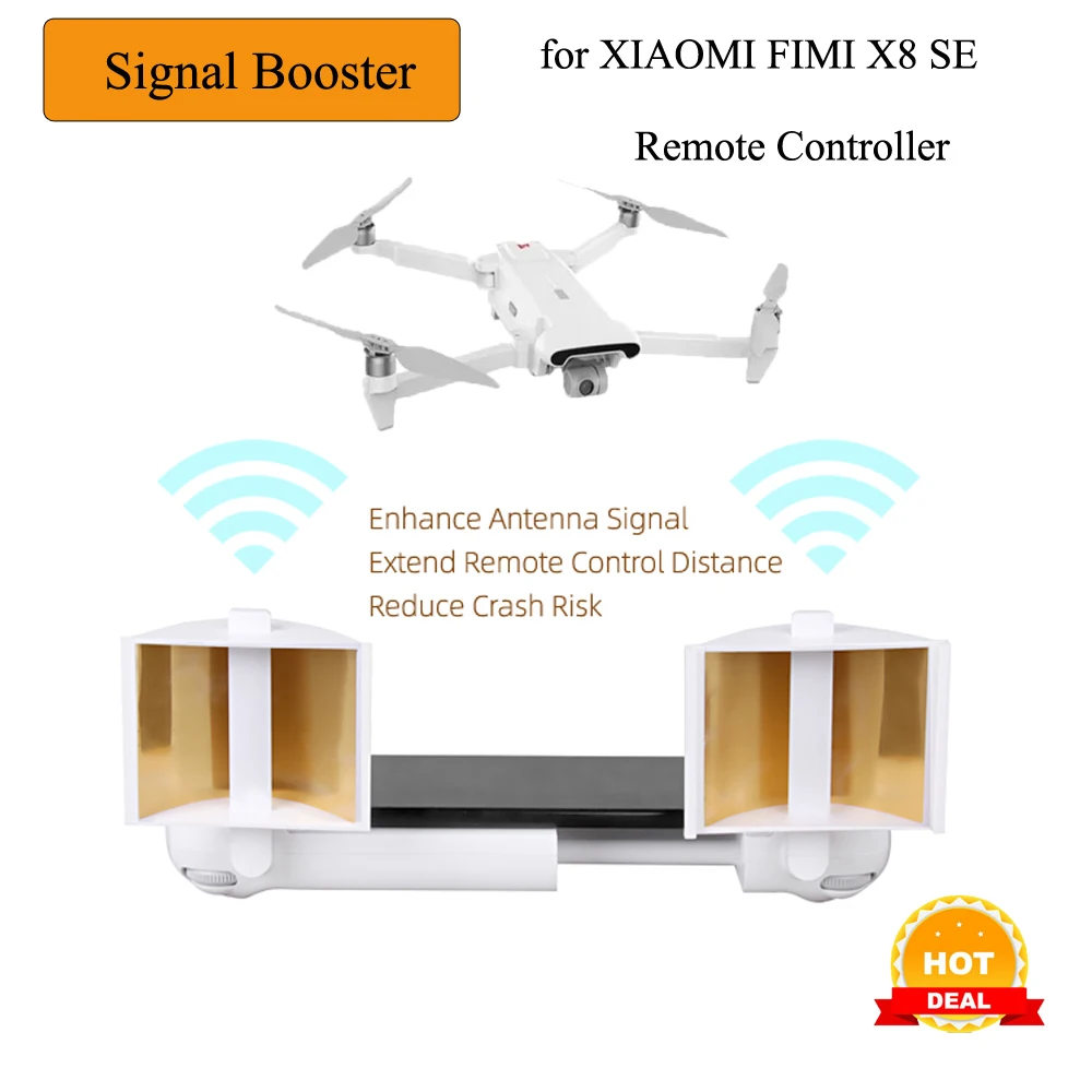 Signal Booster for XIAOMI FIMI X8 SE Remote Controller Antenna Range Extender transmitter for fimi x8 se Drone Accessories
Signal Booster for XIAOMI FIMI X8 SE Remote Controller Antenna Range Extender transmitter for fimi x8 se Drone Accessories