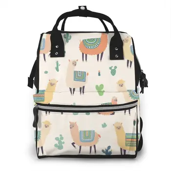 Hand Drawn Llama Alpaca Cactus Diaper Bag Mummy Maternity Baby Bags Travel Baby Nappy Changing Backpack Women Stroller Organizer
Hand Drawn Llama Alpaca Cactus Diaper Bag Mummy Maternity Baby Bags Travel Baby Nappy Changing Backpack Women Stroller Organizer