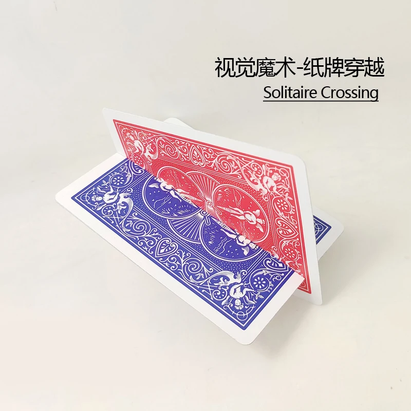 Cut & Restored Card magic sclitaire пересекающий ментализм иллюзии крупным планом магическое