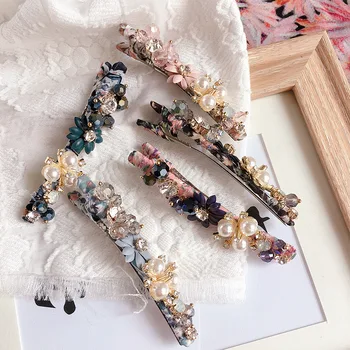 New Style Korean-style Retro sui hua zhu Flower Crystal Handmade Wire Wound Simple Versatile A- line Press Clip Hair Clip Hair A
New Style Korean-style Retro sui hua zhu Flower Crystal Handmade Wire Wound Simple Versatile A- line Press Clip Hair Clip Hair A
