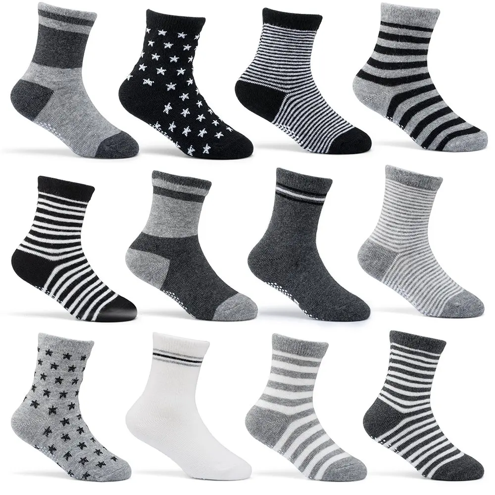 Sallybaby 12-Pack Cotton Socks for Toddler Boys Girls Anti-Slip Ankle Socks for Baby Walkers Non-Skip Stretch baby socks
Sallybaby 12-Pack Cotton Socks for Toddler Boys Girls Anti-Slip Ankle Socks for Baby Walkers Non-Skip Stretch baby socks