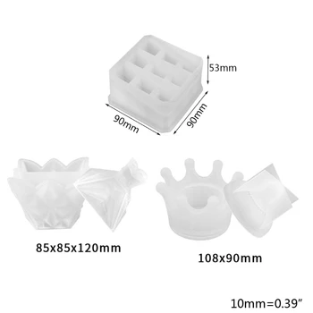 3Pcs/Set Crystal Epoxy Resin Mold Crown Storage Box DIY Casting Silicone Mould DXAA
3Pcs/Set Crystal Epoxy Resin Mold Crown Storage Box DIY Casting Silicone Mould DXAA