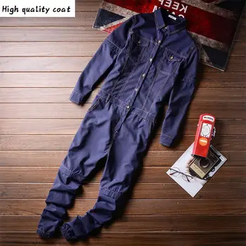 New Spring Fashion Personality One-piece Suit Dress Male Detachable Casual Jacket Men Overall Men and Women Jeans Homme Jumpsuit
New Spring Fashion Personality One-piece Suit Dress Male Detachable Casual Jacket Men Overall Men and Women Jeans Homme Jumpsuit