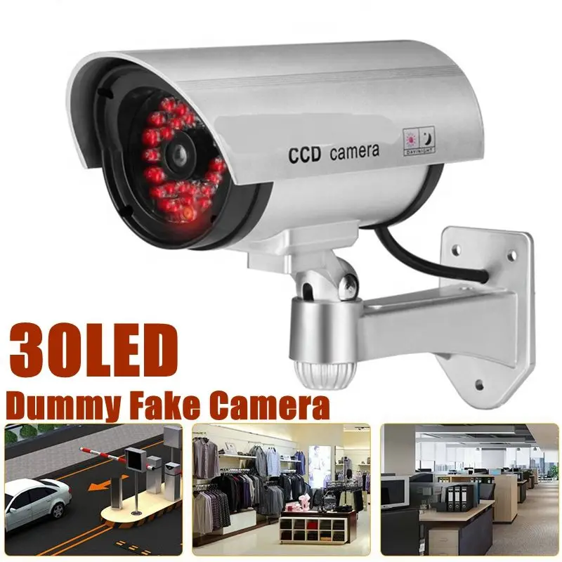 KCASA Automatic Induction 30 LED Light Simulation Dummy Fake Camera Waterproof Outdoor Indoor Security CCTV Surveillance Bullet
KCASA Automatic Induction 30 LED Light Simulation Dummy Fake Camera Waterproof Outdoor Indoor Security CCTV Surveillance Bullet
