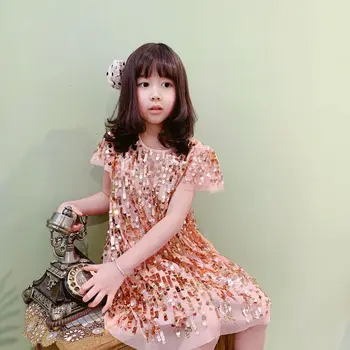 Ins High Market Toddler Girls Sequins Party Dress for Kids Elegant Flare Sleeve A-line Dress for Summer Formal Vestido
Ins High Market Toddler Girls Sequins Party Dress for Kids Elegant Flare Sleeve A-line Dress for Summer Formal Vestido