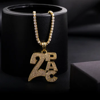 2PAC Pendant Necklace Star Jewelry Men Hip Hop Link Chain Copper Material With Iced Out Bling AAA Cubic Zircon
2PAC Pendant Necklace Star Jewelry Men Hip Hop Link Chain Copper Material With Iced Out Bling AAA Cubic Zircon