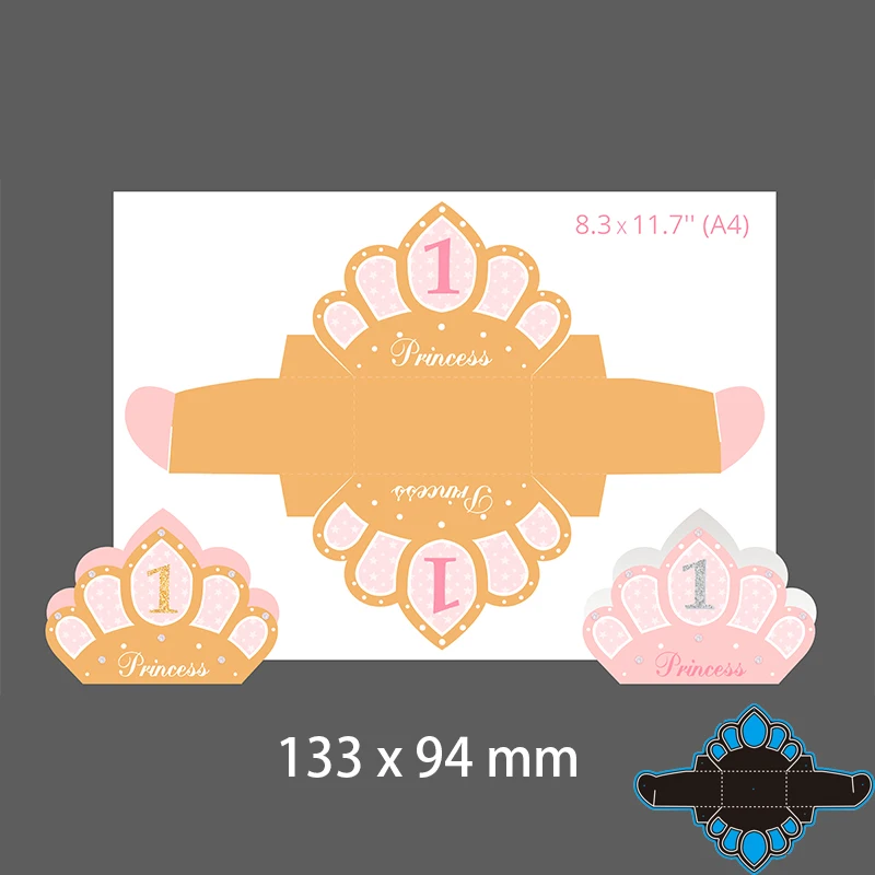 133*94mm Crown Tiara Metal cutting Dies Craft Embossing Scrapbooking paper craft Greeting Card
133*94mm Crown Tiara Metal cutting Dies Craft Embossing Scrapbooking paper craft Greeting Card