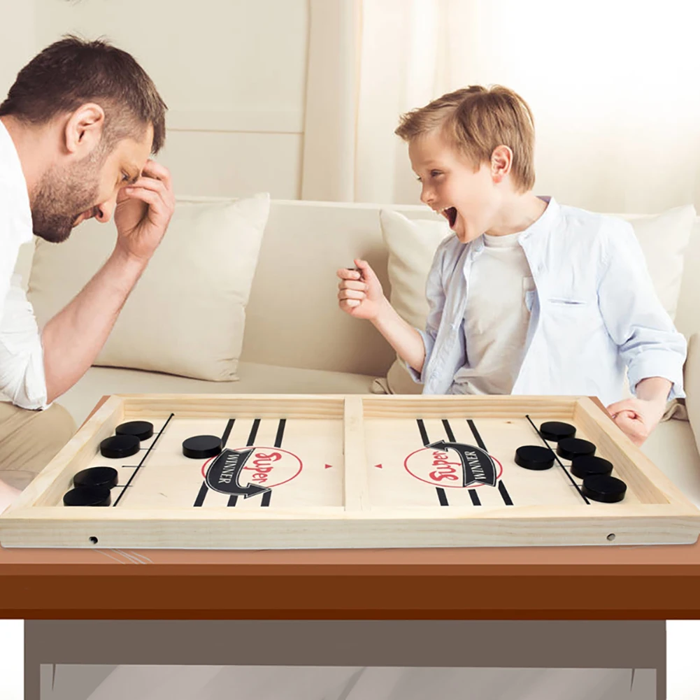 Parent-child Interactive Game Table Desktop Fast Sling Puck Game Paced SlingPuck Winner Board Family Games Toys HOT SALE
Parent-child Interactive Game Table Desktop Fast Sling Puck Game Paced SlingPuck Winner Board Family Games Toys HOT SALE