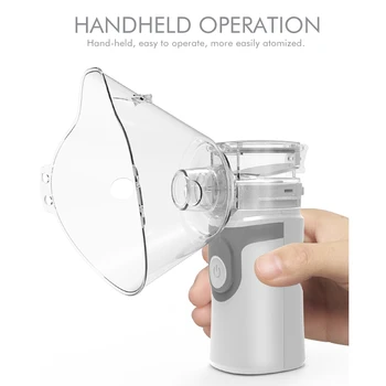 Home Use Mini Handheld Silent Inhale Nebulizer Ultrasonic Atomization Device Adult Children Portable Atomizer Inhaler
Home Use Mini Handheld Silent Inhale Nebulizer Ultrasonic Atomization Device Adult Children Portable Atomizer Inhaler