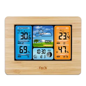 FJ3373Type Weather Station Digital Thermometer Wireless Hygrometer Sensor Forecast Temperature Watch Wall Desk Alarm Clock
FJ3373Type Weather Station Digital Thermometer Wireless Hygrometer Sensor Forecast Temperature Watch Wall Desk Alarm Clock