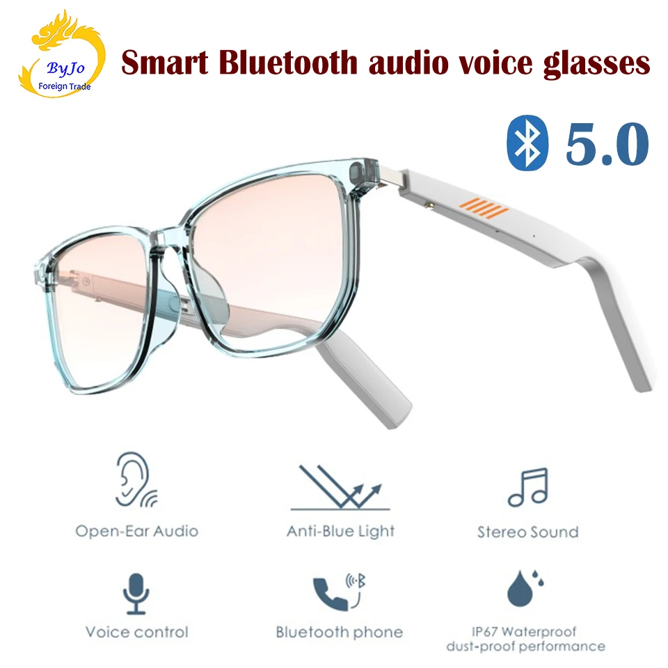 TCW01-C Smart Bluetooth Audio Voice Glasses IP67 Waterproof and Dustproof Voice Control Bluetooth 5.0 Blocking Blue Light
TCW01-C Smart Bluetooth Audio Voice Glasses IP67 Waterproof and Dustproof Voice Control Bluetooth 5.0 Blocking Blue Light