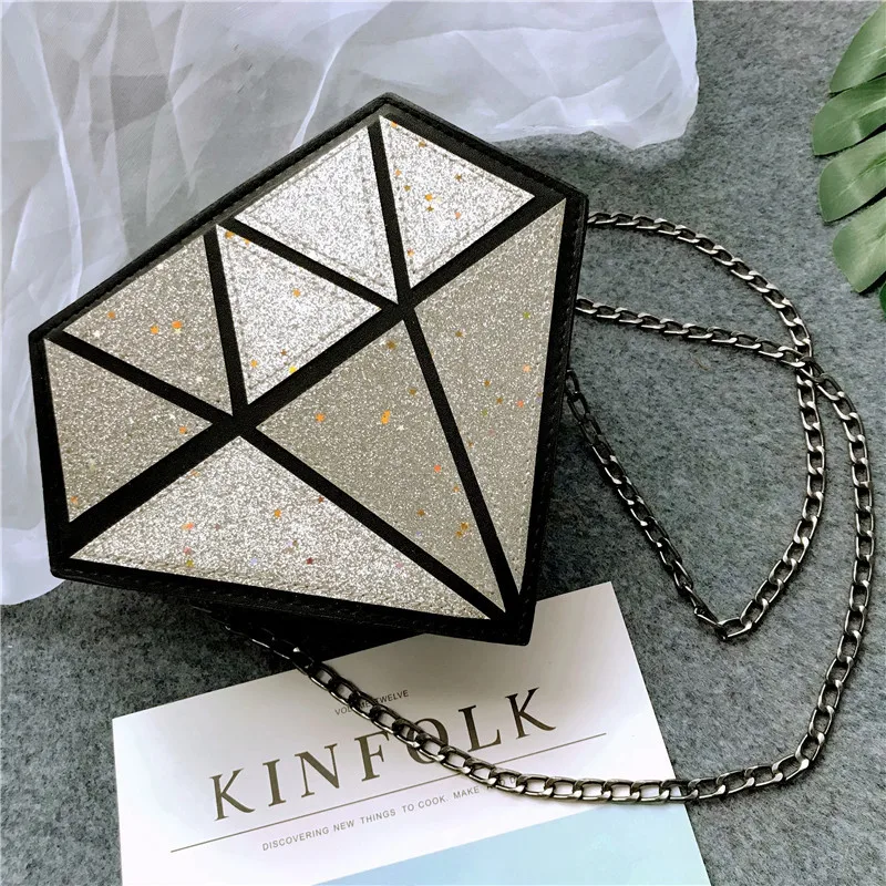 Fashion Cool Joint Diamond Parcels 2019 New Style WOMEN'S Fashion Handbag Pu Contrast Color Chain Crossbody Bag Bag
Fashion Cool Joint Diamond Parcels 2019 New Style WOMEN'S Fashion Handbag Pu Contrast Color Chain Crossbody Bag Bag