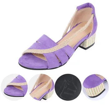 2020 Woman Shoes Summer Square Heel Woman Sandals Fashion Slip-on Open Toe Ladies Shoes Chaussures Femme Size 35-43
2020 Woman Shoes Summer Square Heel Woman Sandals Fashion Slip-on Open Toe Ladies Shoes Chaussures Femme Size 35-43