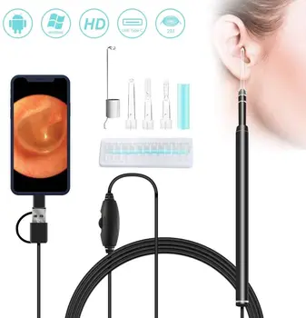 3 In 1 Endoscope Mini Camera Espia 5.5mm Lens for Android OTG/Type-C/USB Waterproof Led 1.5M Ear Otoscope Inspection Micro Cam
3 In 1 Endoscope Mini Camera Espia 5.5mm Lens for Android OTG/Type-C/USB Waterproof Led 1.5M Ear Otoscope Inspection Micro Cam