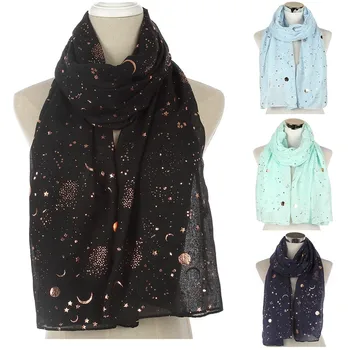 2019 Hot Sale Scarf Women Fashion Star Moon Foil Print Scarf Wrap Foulard Femme Silk Shawl Travel Scarves Accesorios Mujer #C11
2019 Hot Sale Scarf Women Fashion Star Moon Foil Print Scarf Wrap Foulard Femme Silk Shawl Travel Scarves Accesorios Mujer #C11