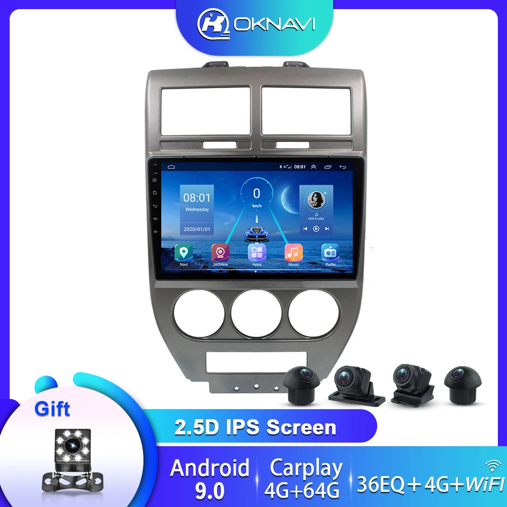 For Jeep Compass MK Car Radio 2006 2010 with Bird View System 4 Camera 360 Autoradio Multimedia Video Player Navigation GPS 2din
For Jeep Compass MK Car Radio 2006 2010 with Bird View System 4 Camera 360 Autoradio Multimedia Video Player Navigation GPS 2din