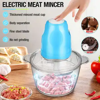 2L Automatic Powerful Meat Grinder Multifunctional Electric Food Processor Blender Chopper Meat Slicer Cutter Removable Blade
2L Automatic Powerful Meat Grinder Multifunctional Electric Food Processor Blender Chopper Meat Slicer Cutter Removable Blade
