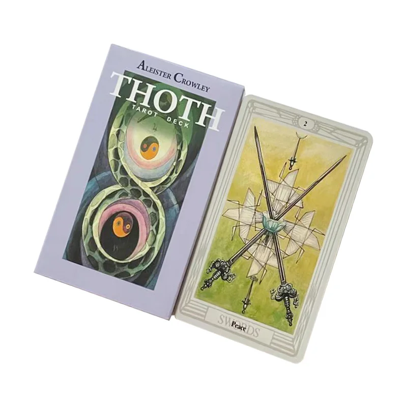 Thoth Tarot Cards Deck Version Oracle Divination Fate Game Deck Table Board Games Playing Card With PDF Guidebook Thoth Tarot Cards Deck Version Oracle Divination Fate Game Deck Table Board Games Playing Card With PDF Guidebook