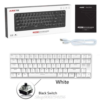 Wired Bluetooth 68 Keys with Anti-ghosting Design Mechanical Keyboard for Ajazz K680t Different Backlight Modes Dropshipping
Wired Bluetooth 68 Keys with Anti-ghosting Design Mechanical Keyboard for Ajazz K680t Different Backlight Modes Dropshipping