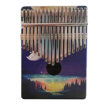 17 Keys Thumb Piano with Study Instruction and Tune Hammer Wood Hand Finger Piano Mbira Gifts for Kids Adult Beginners (Night)
17 Keys Thumb Piano with Study Instruction and Tune Hammer Wood Hand Finger Piano Mbira Gifts for Kids Adult Beginners (Night)