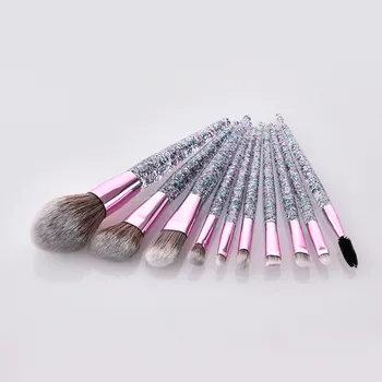 Professional Makeup Brush Sets 10PCS Rubber Handle Sequined High-end Foundation Cosmetic Eyebrow Matte Eyeshadow Brush Tools
Professional Makeup Brush Sets 10PCS Rubber Handle Sequined High-end Foundation Cosmetic Eyebrow Matte Eyeshadow Brush Tools
