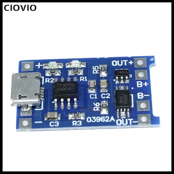 20Pcs DC 5V 18650 TP4056 Lithium Battery Charging Module Protection Board Micro USB Mic Function 1A Adjustable LED Indicate
20Pcs DC 5V 18650 TP4056 Lithium Battery Charging Module Protection Board Micro USB Mic Function 1A Adjustable LED Indicate