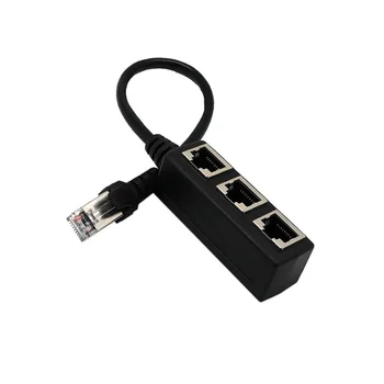 Ethernet Cable 1 To 3 Port Adapter Connector RJ45 Network Socket LAN Splitter For CAT 5/CAT 6
Ethernet Cable 1 To 3 Port Adapter Connector RJ45 Network Socket LAN Splitter For CAT 5/CAT 6