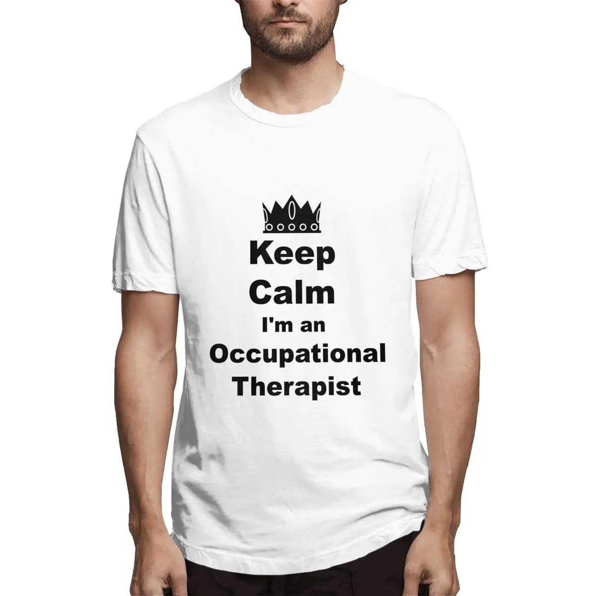 Лидер продаж 2020 Мужская Футболка Keep Calm I'm профессиональная терапевтическая