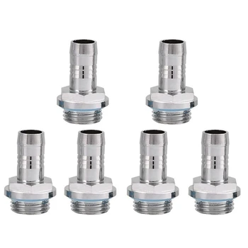 6 PCS Two-Press Fitting PC Water Cooling G1/4 Thread Barb Fitting Connector Tube for Computer Water Cooling System(9mm) 
6 PCS Two-Press Fitting PC Water Cooling G1/4 Thread Barb Fitting Connector Tube for Computer Water Cooling System(9mm)