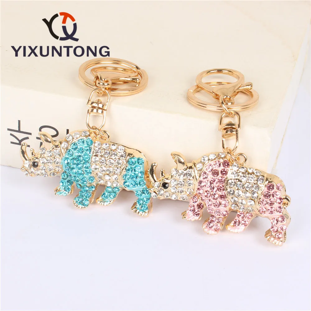 Rhino Cow Key Chain Keyring Rhinestone Crystal Pendant Charm for Handbag Purse Bag Carkey Gift
Rhino Cow Key Chain Keyring Rhinestone Crystal Pendant Charm for Handbag Purse Bag Carkey Gift