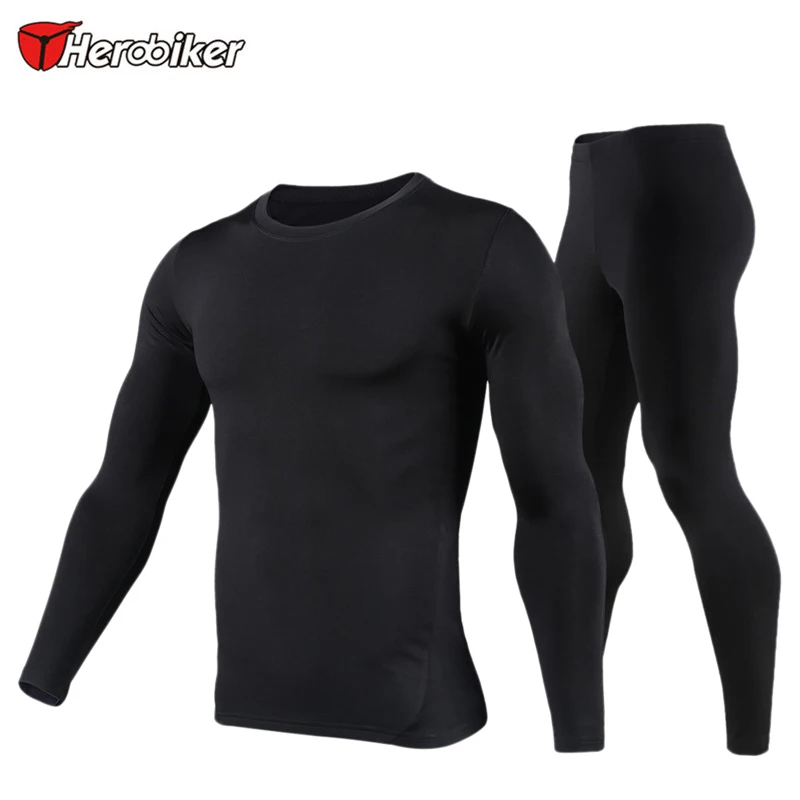 HEROBIKER Motorcycle Thermal Underwear Set Motorcycle Skiing Winter Warm Base Layers Tight Long Johns Tops & Pants Set
HEROBIKER Motorcycle Thermal Underwear Set Motorcycle Skiing Winter Warm Base Layers Tight Long Johns Tops & Pants Set