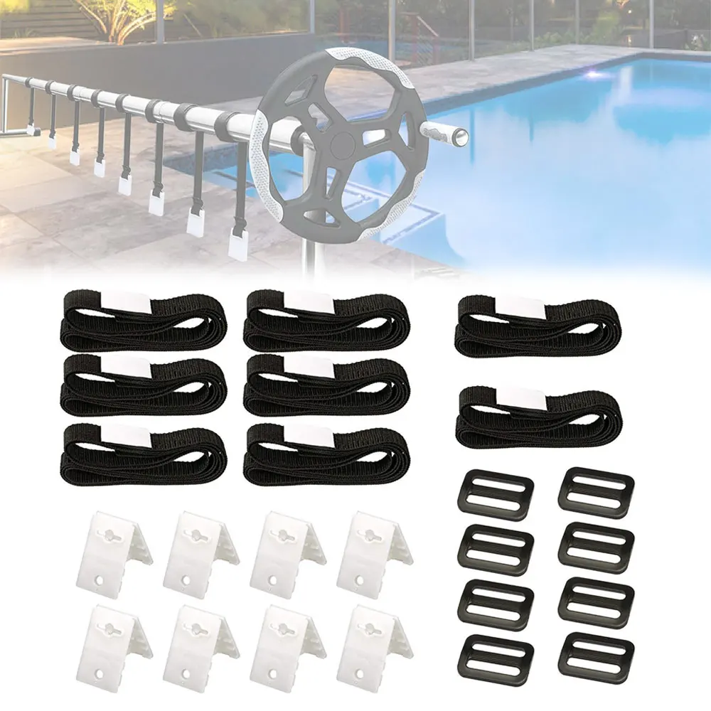 Universal Swimming Pool Cover Roller Attachment Straps Kit Pool Nylon Strapping for Swimming Pool Solar Cover Reel Accessories
Universal Swimming Pool Cover Roller Attachment Straps Kit Pool Nylon Strapping for Swimming Pool Solar Cover Reel Accessories