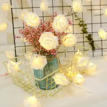 Hot Sale Rose Flower String Lights Romantic LED String Lights with Battery Box Decorative Ambient Lamp for Wedding Party Decor
Hot Sale Rose Flower String Lights Romantic LED String Lights with Battery Box Decorative Ambient Lamp for Wedding Party Decor