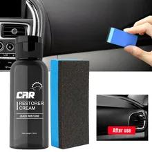 30mL Car Interior Plastic Leather Restorer Refurbishment Paste + Sponge Car Interior Care Agent With Brush
30mL Car Interior Plastic Leather Restorer Refurbishment Paste + Sponge Car Interior Care Agent With Brush