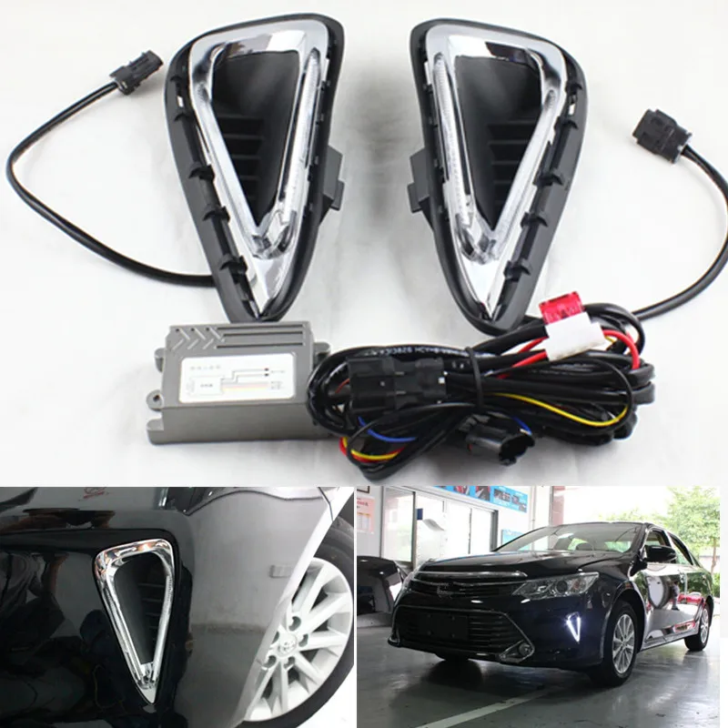 2x White Tube LED Daytime running light Day Fog Light led DRL Run lamp for Toyota Camry 2014-2015 led turn signal light
2x White Tube LED Daytime running light Day Fog Light led DRL Run lamp for Toyota Camry 2014-2015 led turn signal light