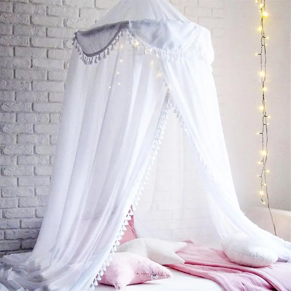 Kids Chiffon Mosquito Net Summer Dome Bed Curtain Home Decoration Cute Princess Room Netting 
Kids Chiffon Mosquito Net Summer Dome Bed Curtain Home Decoration Cute Princess Room Netting