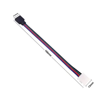 10PCS LED 5050 RGB Strip Light Connector 4 Pin Conductor 10 mm Wide Strip to 10PCS LED 5050 RGB Strip Light Connector 4P JK098
10PCS LED 5050 RGB Strip Light Connector 4 Pin Conductor 10 mm Wide Strip to 10PCS LED 5050 RGB Strip Light Connector 4P JK098