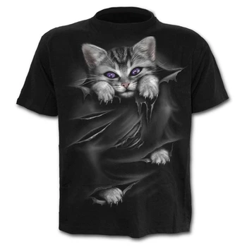 New Cool T-shirt With Cat Pattern Summer Casual Short Sleeve O-Neck Tops 3D Cat Printed Streetwear Animal Men Clothes
New Cool T-shirt With Cat Pattern Summer Casual Short Sleeve O-Neck Tops 3D Cat Printed Streetwear Animal Men Clothes