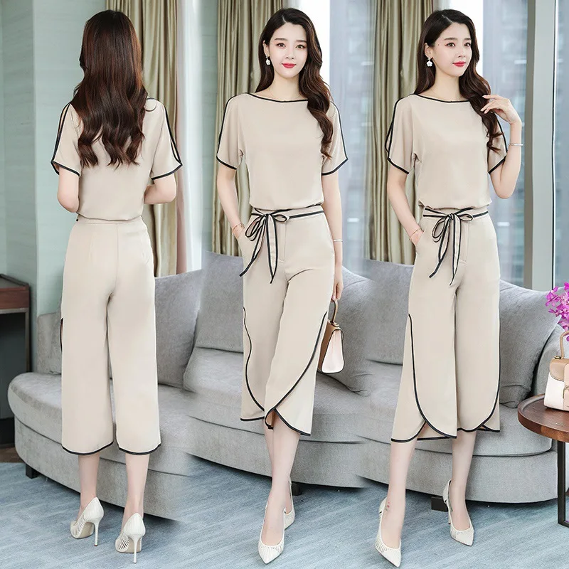 2019 Summer Wear New Women Korean-style Elegant Slimming Graceful Short Western Style Set-Style Two-Piece Set
2019 Summer Wear New Women Korean-style Elegant Slimming Graceful Short Western Style Set-Style Two-Piece Set