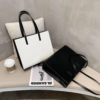 2020 autumn and winter new big bags ladies shoulder bags fashion handbags hit color women bags daily travel shopping bags
2020 autumn and winter new big bags ladies shoulder bags fashion handbags hit color women bags daily travel shopping bags