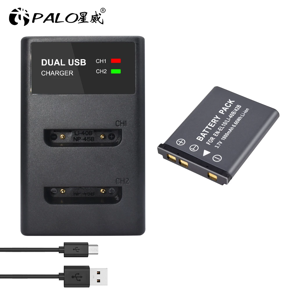 FOR 3.7V 1800mAh Li-40B Li40B Li-42B EN-EL10 EN EL10 Digital Rechargeable Camera Battery For Olympus For Nikon For Fujifilm
FOR 3.7V 1800mAh Li-40B Li40B Li-42B EN-EL10 EN EL10 Digital Rechargeable Camera Battery For Olympus For Nikon For Fujifilm