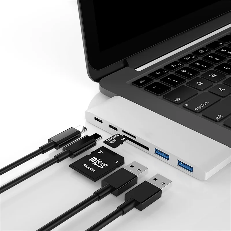USB C HUB Type-C 3.0 Adapter for Macbook Multi Port Card Reader Converter Adapter Laptop Docking Stations Aluminum Alloy
USB C HUB Type-C 3.0 Adapter for Macbook Multi Port Card Reader Converter Adapter Laptop Docking Stations Aluminum Alloy