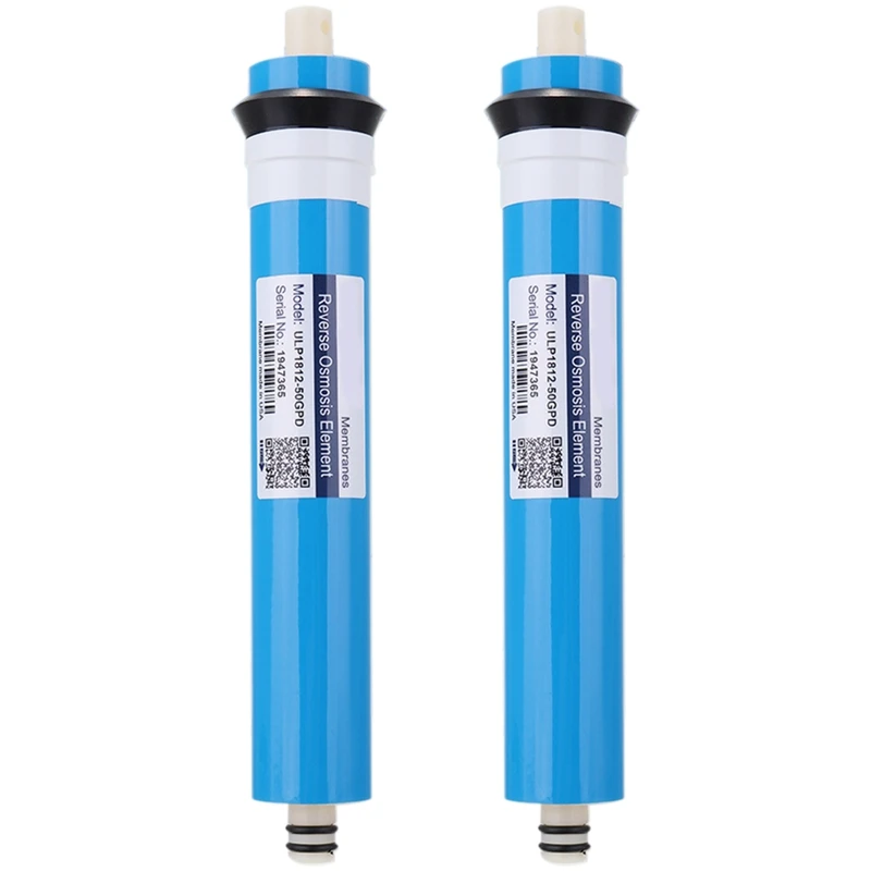 Фото 2 шт. ULP1812-50 фильтр для воды жилых помещений 50 Gpd RO мембрана NSF используется системы