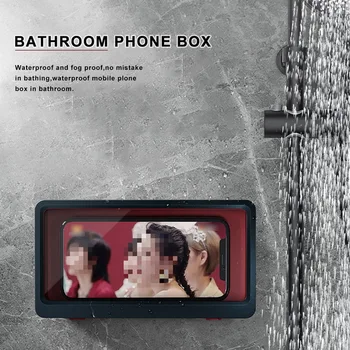 Bathroom Waterproof Mobile Phone Case Mobile Phone Case Wall Hanging Free Perforated Sealing Protective Cover 
Bathroom Waterproof Mobile Phone Case Mobile Phone Case Wall Hanging Free Perforated Sealing Protective Cover
