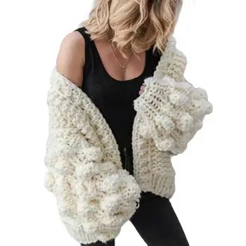 New Winter Women Coats Lantern Sleeve Cardigan Open Front Korean Style Sweater Coat Thicken Warm Fashion Cool Knitted Sweater
New Winter Women Coats Lantern Sleeve Cardigan Open Front Korean Style Sweater Coat Thicken Warm Fashion Cool Knitted Sweater