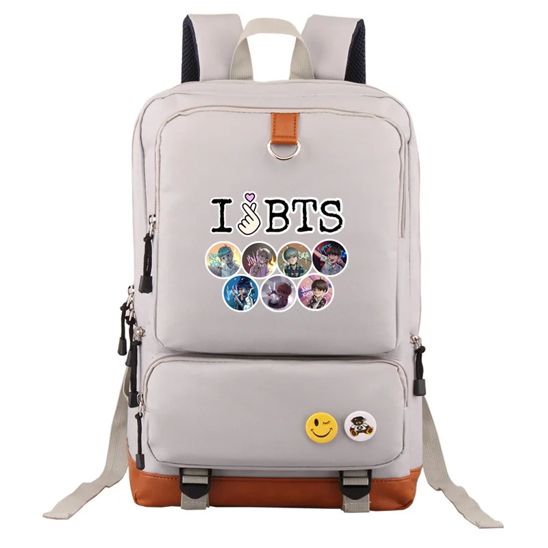 Amazon Hot Selling BTS AliExpress Cross-Border Breathable Shoulder School Bag Student Backpack
Amazon Hot Selling BTS AliExpress Cross-Border Breathable Shoulder School Bag Student Backpack