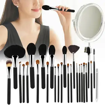 26pcs Wool Brush Hair Soft Facial Makeup Brushes Cosmetic Brushes Set with Bag Professional Make Up Beauty Tools Kit Accessories 
26pcs Wool Brush Hair Soft Facial Makeup Brushes Cosmetic Brushes Set with Bag Professional Make Up Beauty Tools Kit Accessories