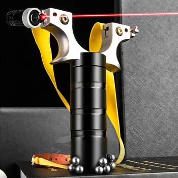 Competition Stainless Steel Revolving Slingshot With Laser Sight Revolving Bowhead Slingshot for Outdoor Hunting and Shooting
Competition Stainless Steel Revolving Slingshot With Laser Sight Revolving Bowhead Slingshot for Outdoor Hunting and Shooting